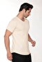 Men's Wide Neck 100% Cotton Loose T-Shirt - 3