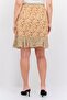 Women Floral Print Mini Wrap Skirt, Multicolor - 4
