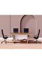 Zelda Conference Table | Office Conference cum Meeting Table, Natural Dijon Walnut_180cm - 4