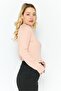 Women Brand Logo Long Sleeve Bodysuit, Pink - 4