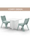 CH01 Kids Chair - Plastic Stackable Chair with Smooth Round Corners Light Grey, Single Chair - 4