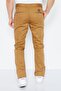 Men Slim Fit Plain Outdoor Pants, Brown - 4
