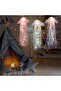 3pcs Jellyfish Hanging Decor,Glitter Iridescent LED Hanging Light Kit,Under The Sea Mermaid Party - 5