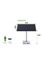 Bar Table Square Base 4 Seater Cocktail Bistro Table for Pub_Black - 4