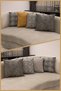 Dark Gray Velvety and Patterned Ethnic Throw Pillow Cover Set of 2 43×43cm - 3