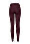 Women Full Length Plain Legging, Maroon - 3