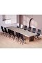 Zelda Conference Table | Office Conference cum Meeting Table, Light Concrete_480cm