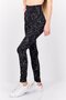 Women Allover Print Leggings, Black - 3