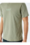 Slogan Print Cotton Short Sleeve Crew Neck Slim Fit T-Shirt - 5