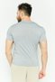 Men Sportswear Fit Short Sleeve Outdoor T Shirt, Grey - 4