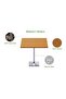 Bar Table Square Base 12 Seater Cocktail Bistro Table for Pub_Light Walnut - 2