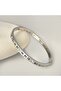 Tarnish Stainless Steel Roman Numeral Zircon Stone Bracelet Silver - 2
