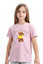 Don'T Worry Printed Girls' Short Sleeve T-Shirt