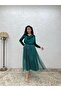 Green Tulle Glitter Skirt - 3