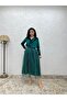 Green Tulle Glitter Skirt - 2