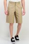 Men Custom Fit Brand Logo Outdoor Shorts, Tan