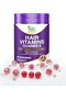 Hair Vitamins 60 Gummies Supplement with Vitamin C, Biotin & Folic Acid Supports - 3
