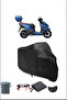 Black Yuki Crypto 50 Waterproof Durable Motorcycle Cover