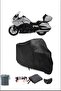 Black Lock Compatible Motorcycle Tarpaulin for Bmw K 1600 Grand America, Safe, Waterproof