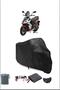 Black Kymco Super 8 125 Waterproof Durable Motorcycle Cover