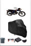 Black Yamaha Yb 100 Waterproof Durable Motorcycle Cover