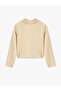 Capped Pocket Detailed Long Sleeve Buttoned Crop Jacket - 5