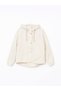 Lcw vision beige Hooded Oversized women's raincoat - 6