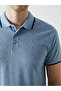Lcwaikiki Classic Polo Collar Short Sleeve Patterned Pique Men's T-Shirt (S5) - 3