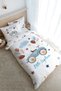 Single Duvet Cover Set (Without Sheets) 160X220 cm - for Baby Series - Balloon Car