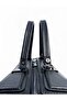 Handmade Italian Style 100% Real Genuine Leather Cross Strap Black Women's Hand and Shoulder Bag - 6