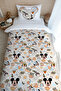 Single Duvet Cover Set (Without Sheets) 160X220 cm - Cartoon Series - Little Mouse and All His Friends Pattern - 4