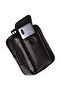 Men's Hand and Shoulder Bag with Telephone Compartment, Steel Case, Black Color, Daily Use - 2