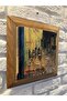 لوح طاولة رخام طبيعي بإطار صلب مقاس 26x26 سم - 2
