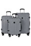 Expedition ABS Luggage Trolley set 3 Pcs-SILVER