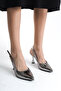 Women's Special Shiny Mirrored Design Stiletto in Metallic Colors - 6