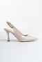 Women's Ankle Strap Wide Metal Buckle Detailed Patent Leather Stiletto - 2