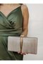 Soave Collection Women's Evening Dress Laser Gold Gold Shiny Chain Wedding Night Party Party Bag - 2