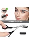 5-Piece Face and Eyelash Grooming Kit - Eyebrow Scissors, Tweezers and Razor Eyelash Shaping - 4