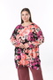 Women's Patterned Large Size Tunic