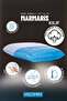 Orthopedic Visco Pillow (MARMARIS AIR CHANNEL CLASSIC VISCO PILLOW 60X40X15 CM) - 2