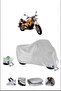 Dorado Poseidon Lock Compatible Waterproof Durable Motorcycle Canvas-Gray