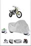 Husqvarna Te300 Lock Compatible Waterproof Durable Motorcycle Canvas-Gray