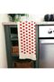 Heart Printed Towel |   40X60 cm Hand and Face Towel Set |   Kitchen Towel |   Wooden Base - 2