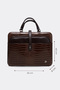 Women's Briefcase Laptop Bag Brown - 4