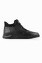 Men's Black Genuine Leather Big Toe Size 45 46 47 Casual Rubber Winter Boots Shoes - 3
