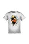 Unisex White Naruto Printed