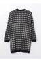 Peak New Season V-Neck Patterned Women's Knitwear Cardigan - 6