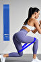Latex Light Aerobic Pilates Band Set Squat Band in Light Resistance Level Resistance Band Blue - 6
