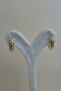 Xuping Gold Stone Pattern Earrings - 6