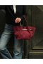 Straw&Bohemian Women's New Season Suede Leather Hand and Shoulder Bag - 6
